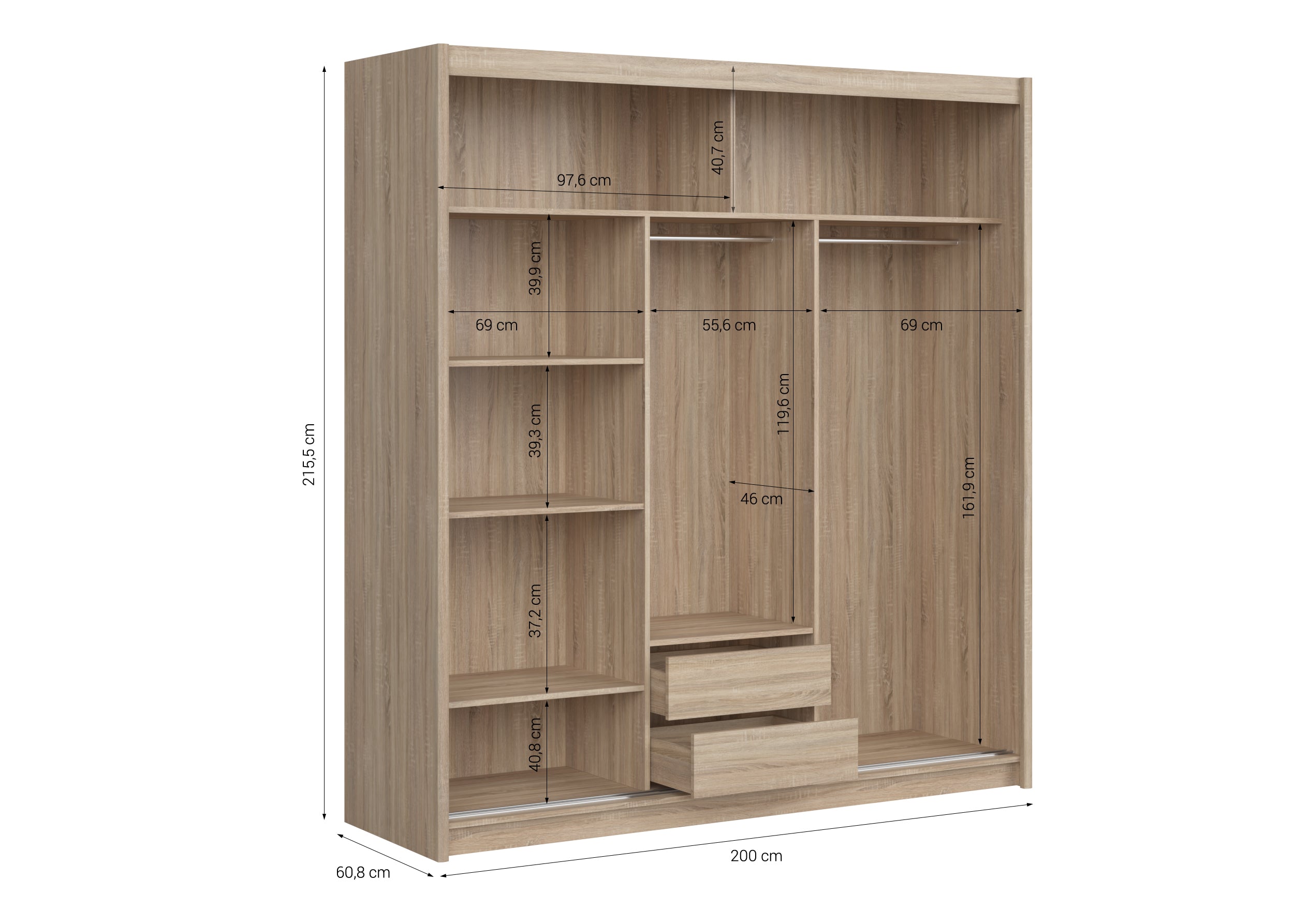 Wardrobe KARIO 200