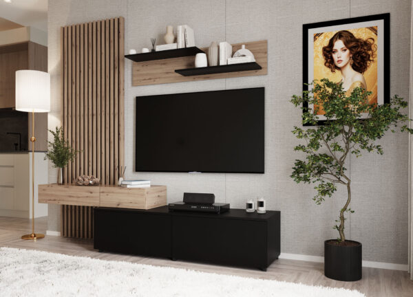 Rebeca Plus (Oak artisan/Black) - obrazek 5
