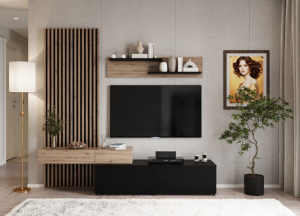 Rebeca Plus (Oak artisan/Black) - obrazek 4