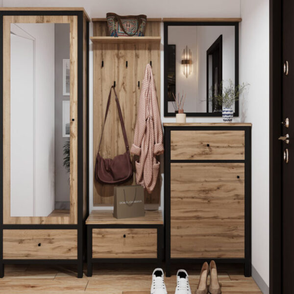 Chos hallway: Wardrobe SZF1D1S