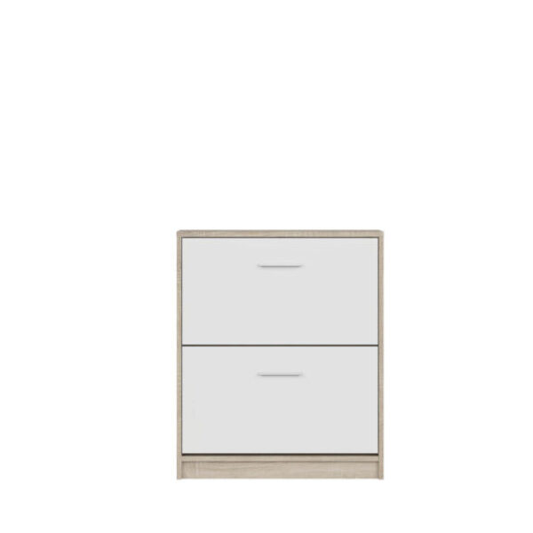 Nepo system: Shoe cabinet_SFB2K (Sonoma oak/Nymphaea alba)