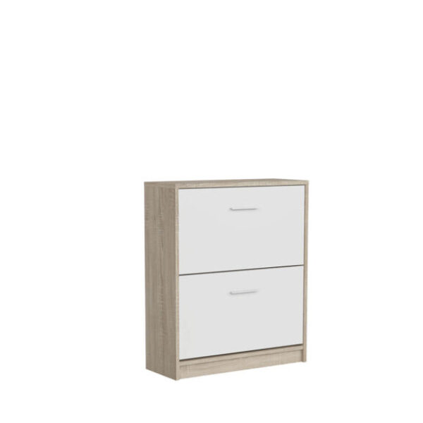 Nepo system: Shoe cabinet_SFB2K (Sonoma oak/Nymphaea alba)