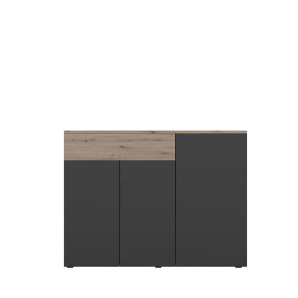 Rebeca: Chest of drawers KOM3D1S (Artisan oak/Black)