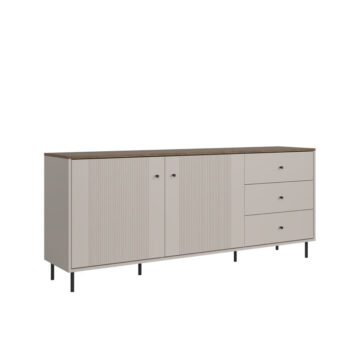 Tiramisu Cabinet KOM2D3S (Cashmere/Oak Antico)