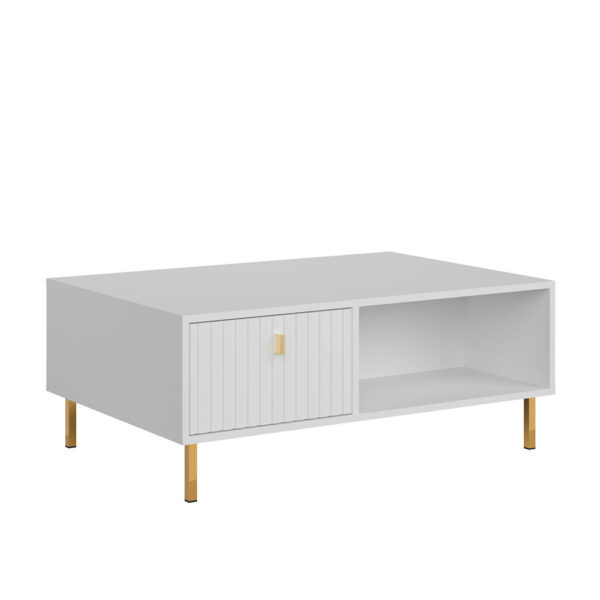 PIANO Coffe table LAW 2D (White)