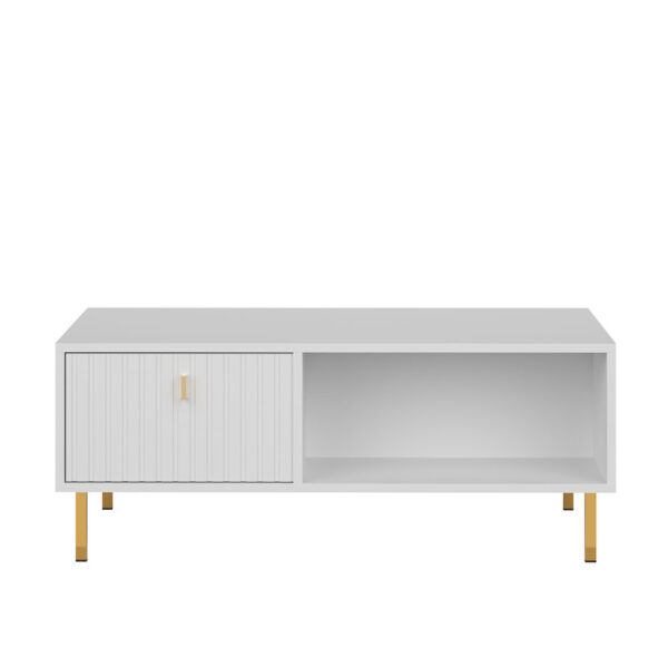 PIANO Coffe table LAW 2D (White)