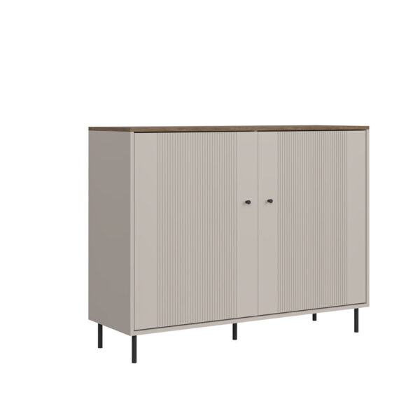 Tiramisu Cabinet KOM2D (Cashmere/Oak Antico)