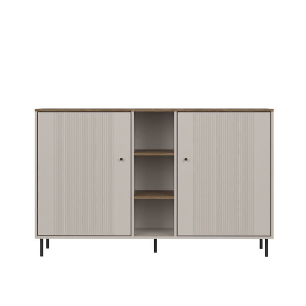 Tiramisu Cabinet KOM2D_POL (Cashmere/Oak Antico)