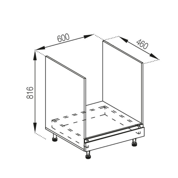 Kitchen TINA down Cabinet D60R