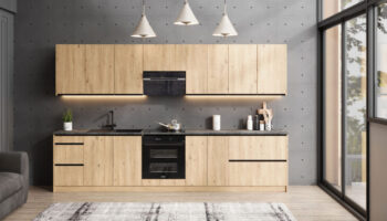 Kitchen TINA set 320cm (Royal oak (top)/Royal oak(down))