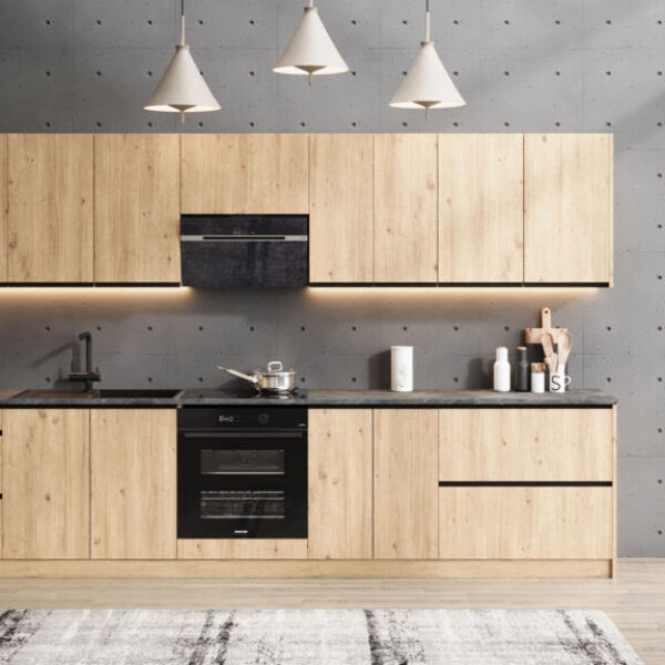 Kitchen TINA set 320cm (Royal oak (top)/Royal oak(down))